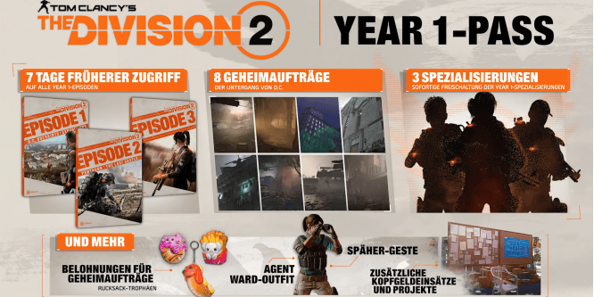 The Division 2 Year 1 Pass The Division 2 Year 1 Pass